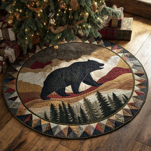 Rustic Path Quilted Round Mat NCU0NTV364