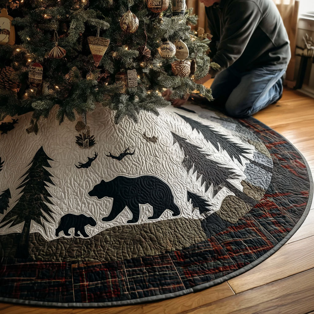 Rustic Trail Legacy Christmas Quilted Tree Skirt NCU0PTT1919