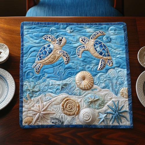 Shell of Wisdom Quilted Table Topper NCU0PTT692