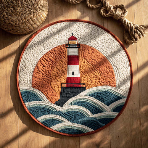 Shoreline Keeper Quilted Round Mat NCU0NXD015
