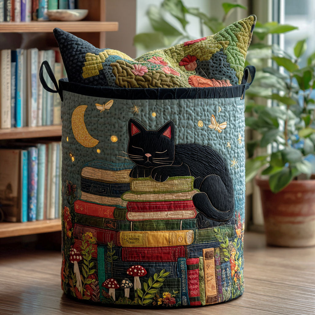 Novel Nook Quilted Laundry Basket NCU0DV822 main image 1