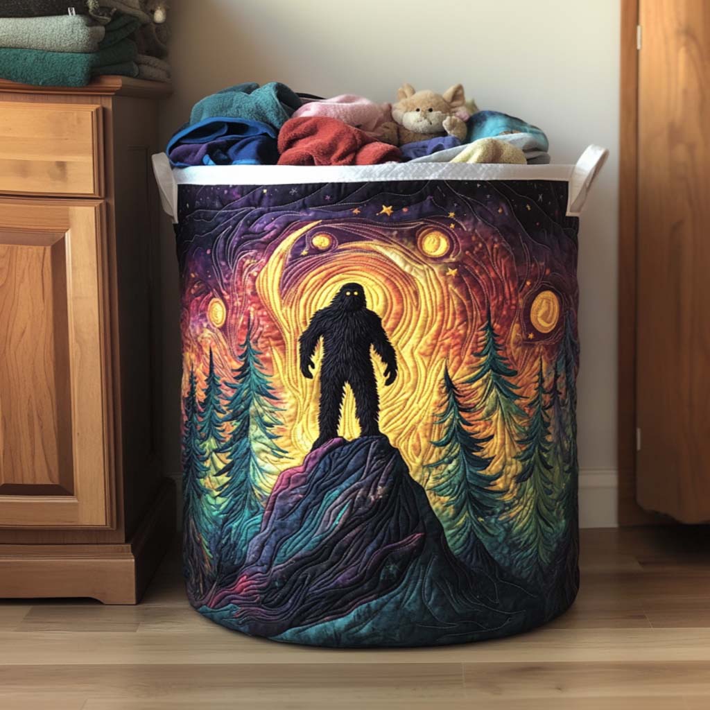 Starlit Peak Yeti Quilted Laundry Basket NCU0NNT1544