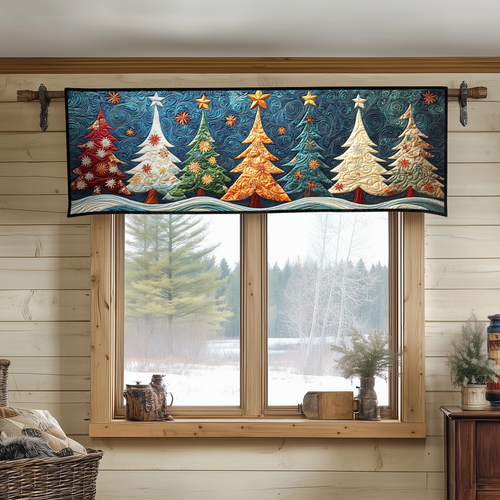 Starlit Pines Quilted Valance NCU0DDK1036
