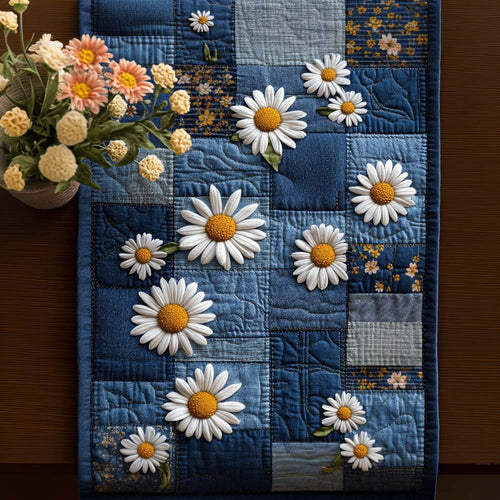 Summer Blossoms Quilted Table Runner NCU0NNT961