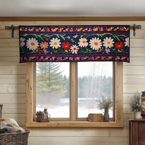 Sunny Bloom Quilted Valance NCU0DDK671