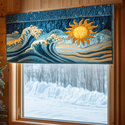 Sunny Waves Quilted Valance NCU0NNT1595
