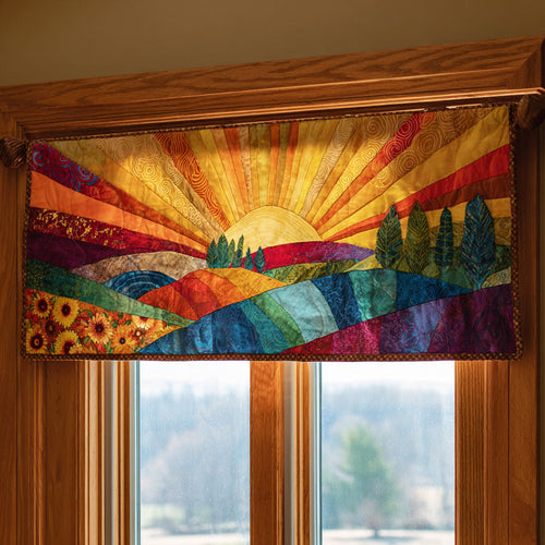 Sunrise Bloom Quilted Valance NCU0PVL504