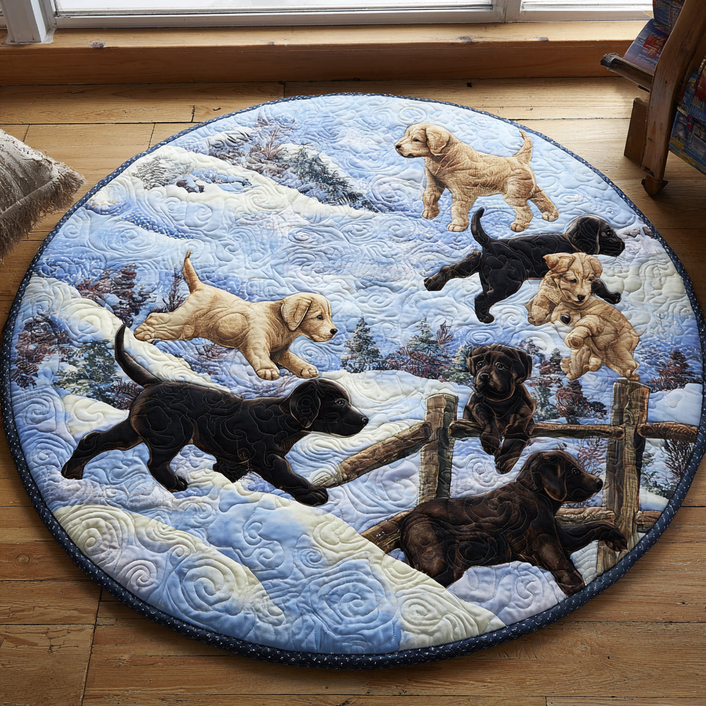 Mountain Guardian Quilted Round Mat NCU0PTT1801