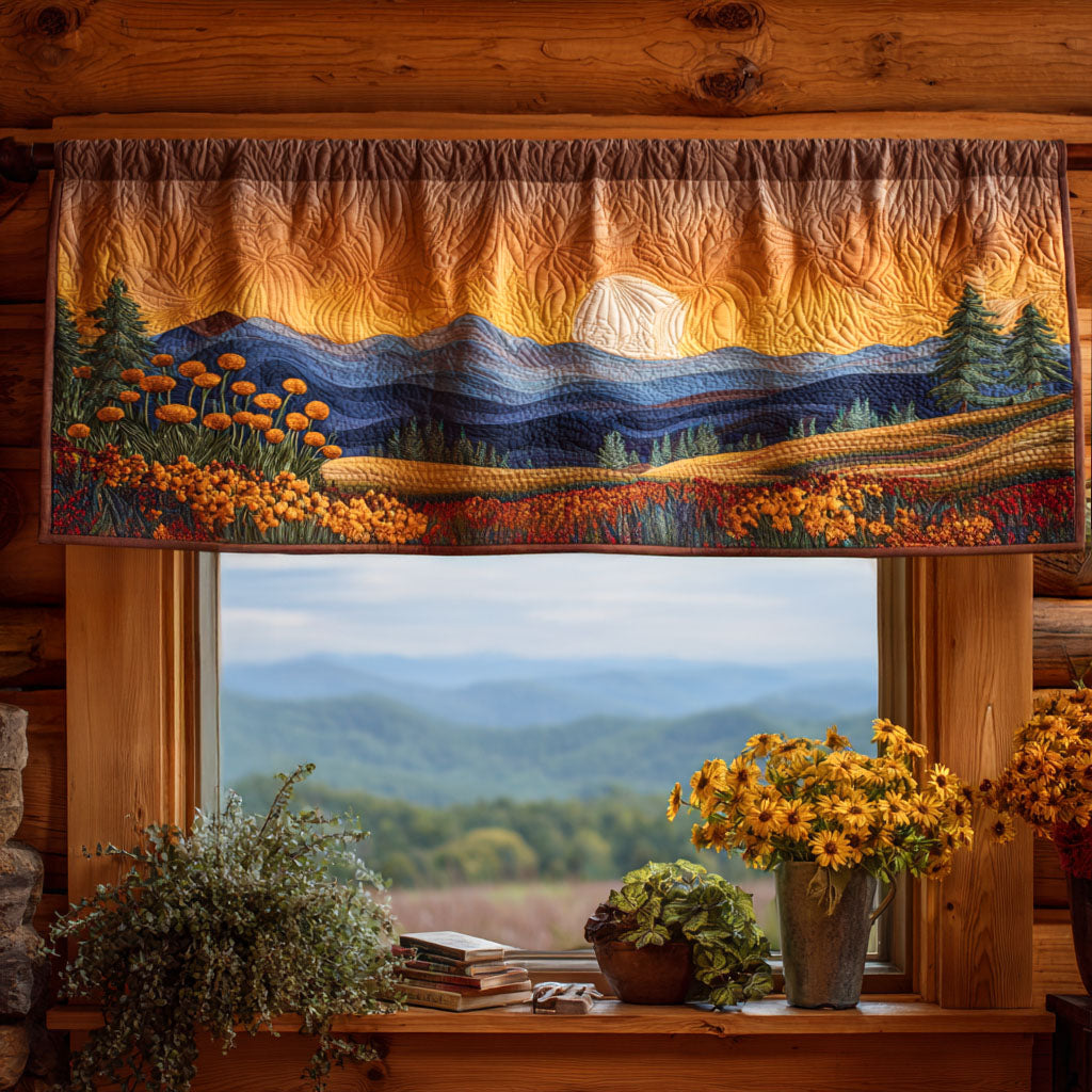 Sunset Pathway Quilted Valance NCU0PTT1160