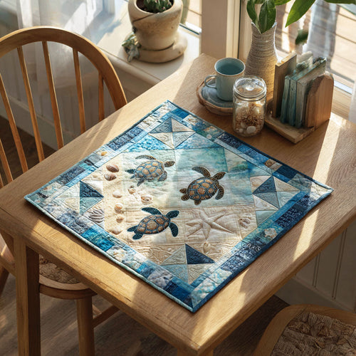 Sunset Reef Quilted Table Topper NCU0PTT694