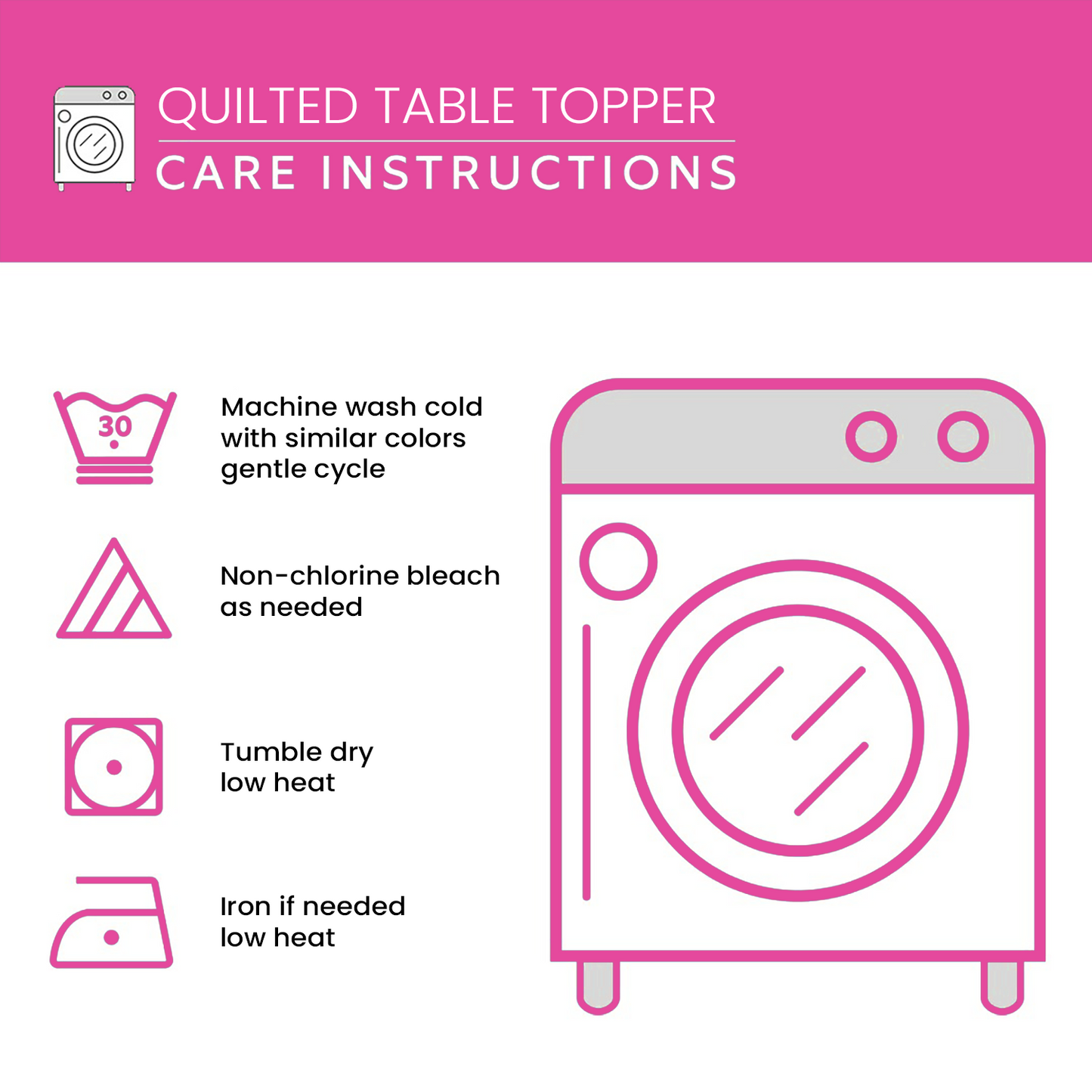 Eclipse Rider Quilted Table Topper NCU0NXD034