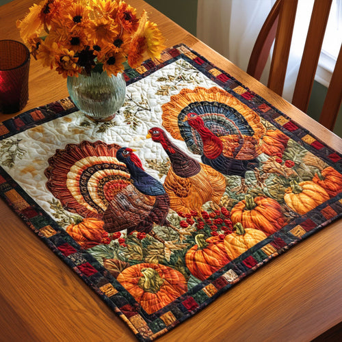 Talkin Turkey Quilted Table Topper NCU0PTT1124