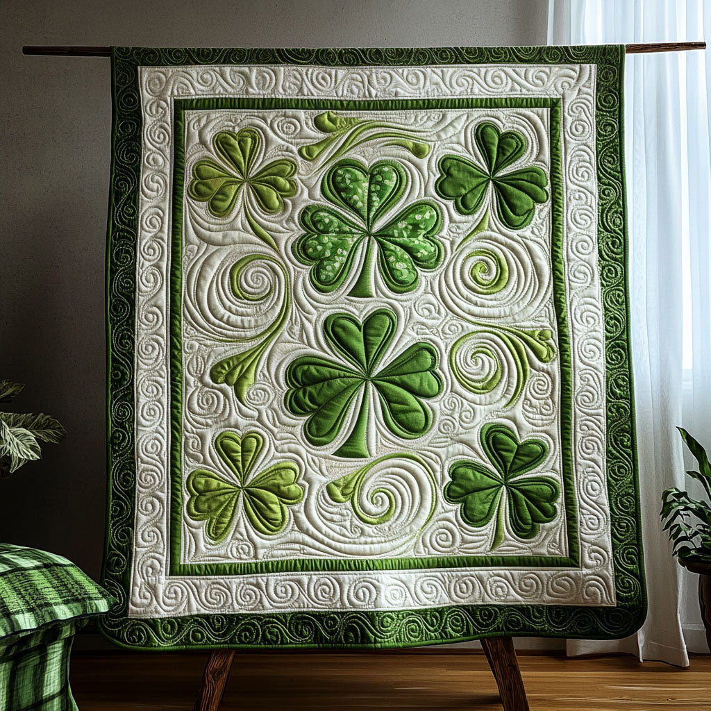 Shamrock Quilted Round Mat GFTONT6668 main image 1