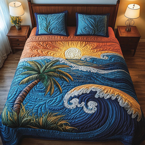 Tropical Waves Duvet Cover Set NCU0NNT371
