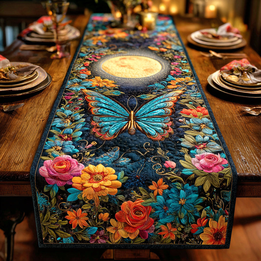 Twilight Cat Magic Quilted Table Runner NCU0NTD724