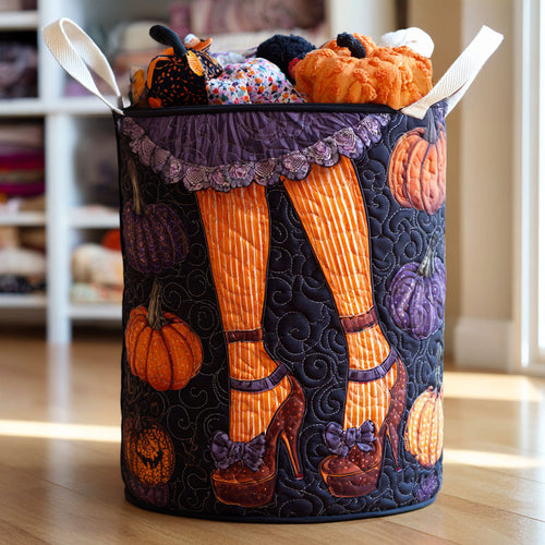 Twilight Witch Quilted Laundry Basket NCU0PTT1206