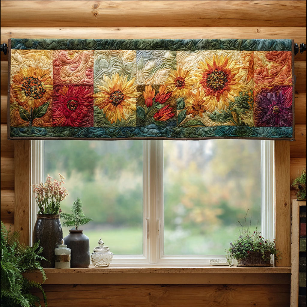 Snowy Grove Quilted Valance NCU0DDK1037 main image 1
