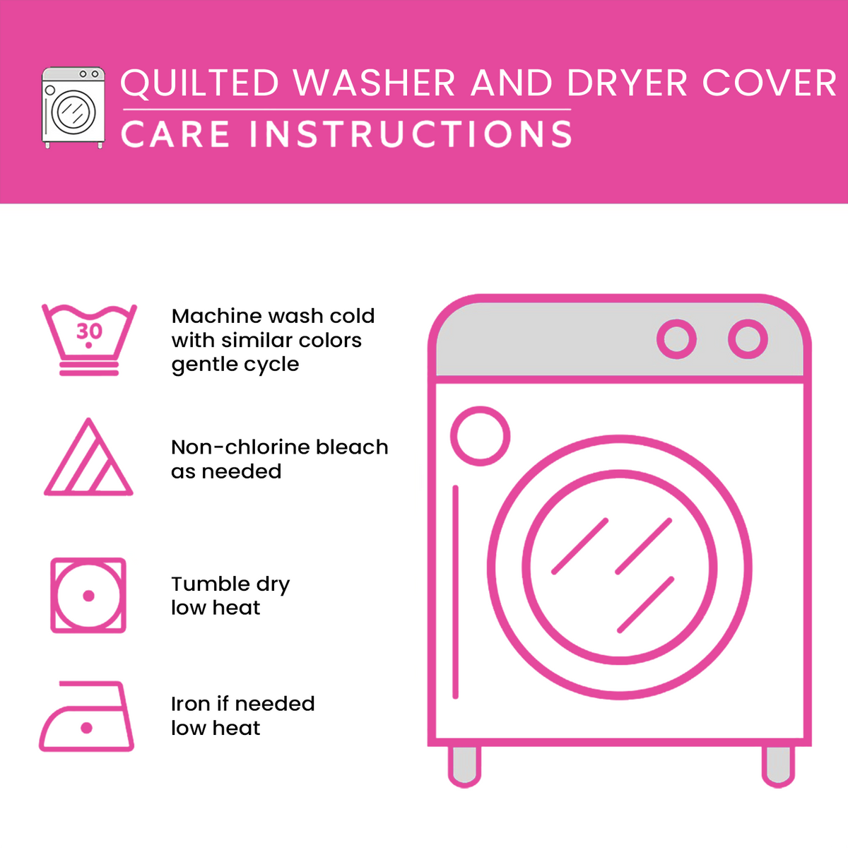 Cozy Fall Days Quilted Washer and Dryer Cover NCU0NTD052