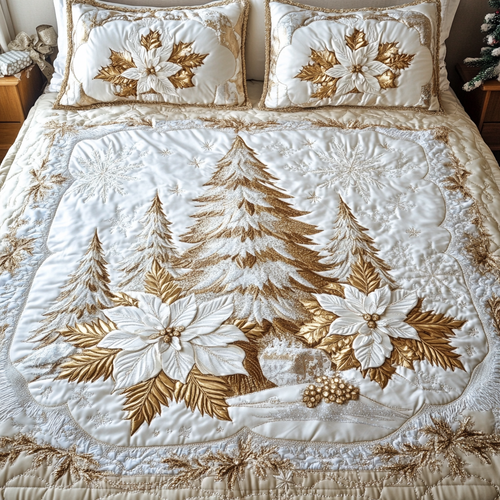 Winter Glow Haven Quilted Bedding Set NCU0DV1991