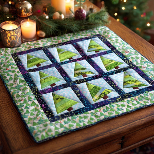 Winter Prism Quilted Table Topper NCU0NTV135