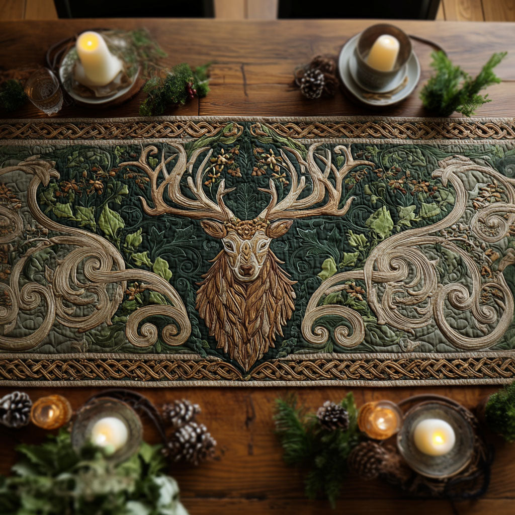Forest Whisper Owl Quilted Table Runner NCU0NTD681