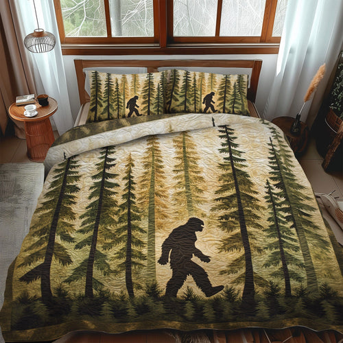 Woodland Mystery 3-Piece Quilted Bedding Set NCU0PTT146