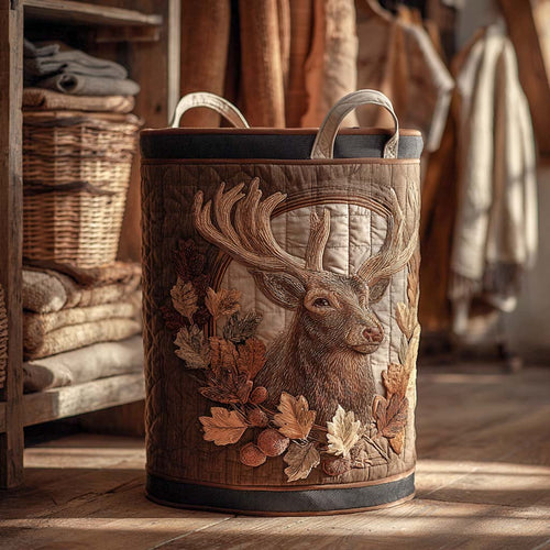 Woodland Sovereign Quilted Laundry Basket NCU0NXD047