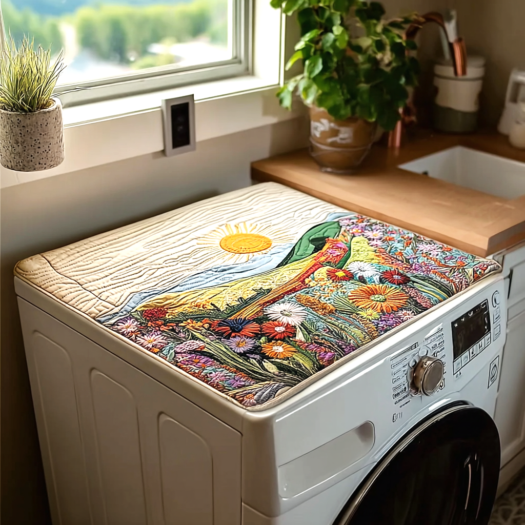 Wisteria Winds Quilted Washer and Dryer Cover NCU0PTT1029
