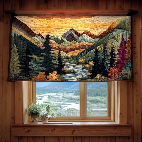 Forest Stream Quilted Valance NCU0PVL713
