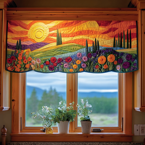 Spring Meadow Quilted Valance NCU0PVL611