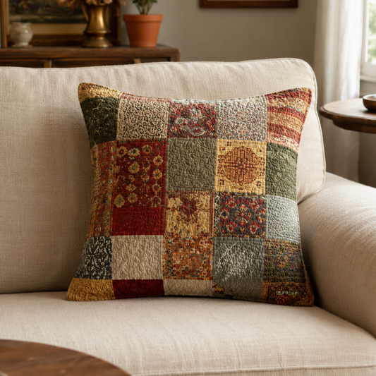 Heritage Patchwork Quilted Pillow Case NCU0NXD1414