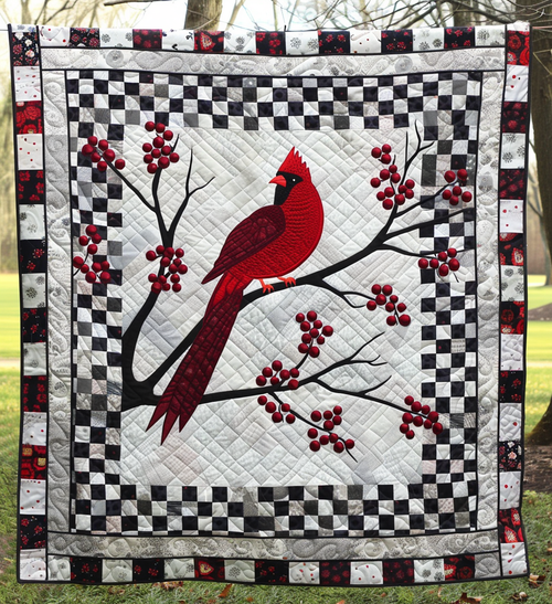 Cardinal Crest Quilted Blanket NCU0DK063