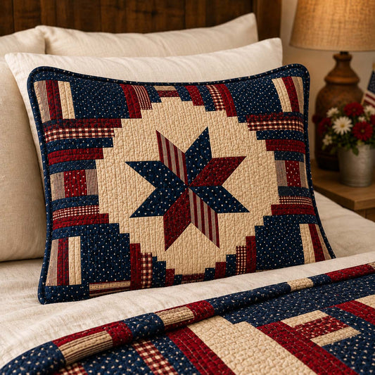 Liberty Patch Quilted Bedding Pillow Case NCU0DQQ0897