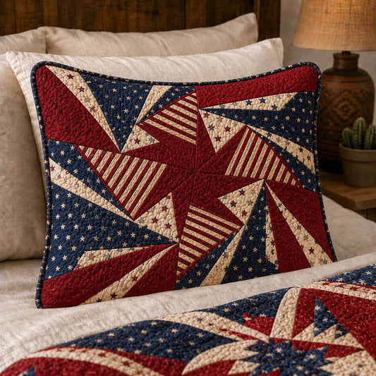Freedom Barn Star Quilted Bedding Pillow Case NCU0DQQ0901