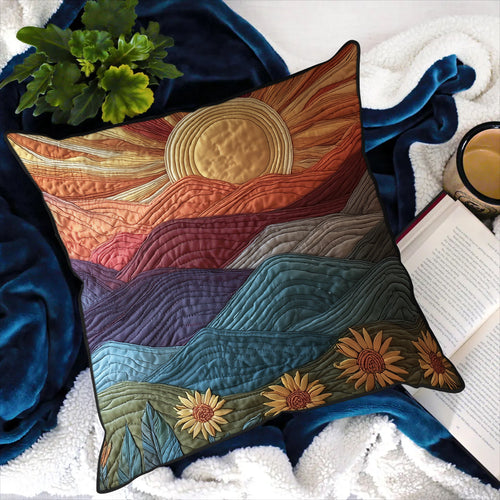 Sunrise Meadow Quilted Pillow Case NCU0TH2926