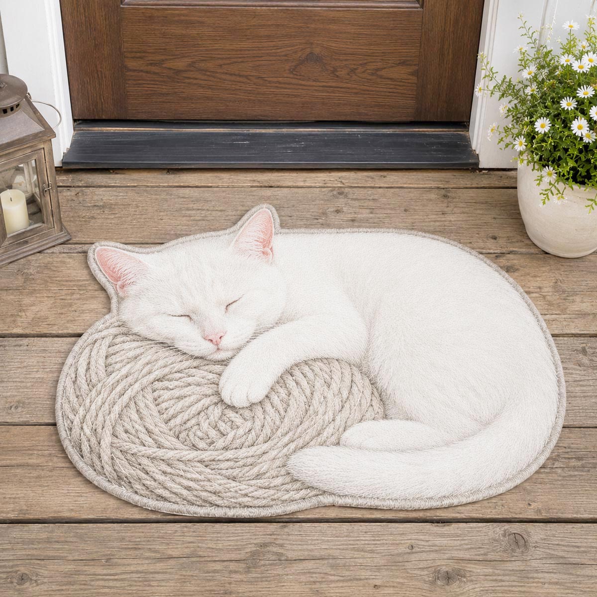 Cat Custom Shape Doormat NCU0QN100