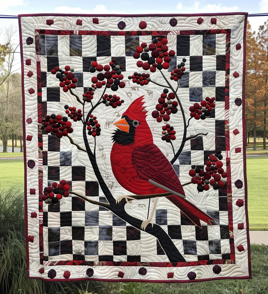 Scarlet Song Quilted Blanket NCU0DK064