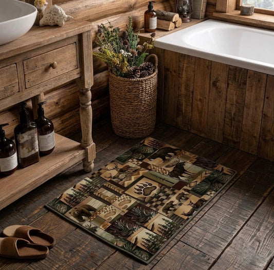 Woodland Harvest Bathroom Mat NCU0DQQ0664