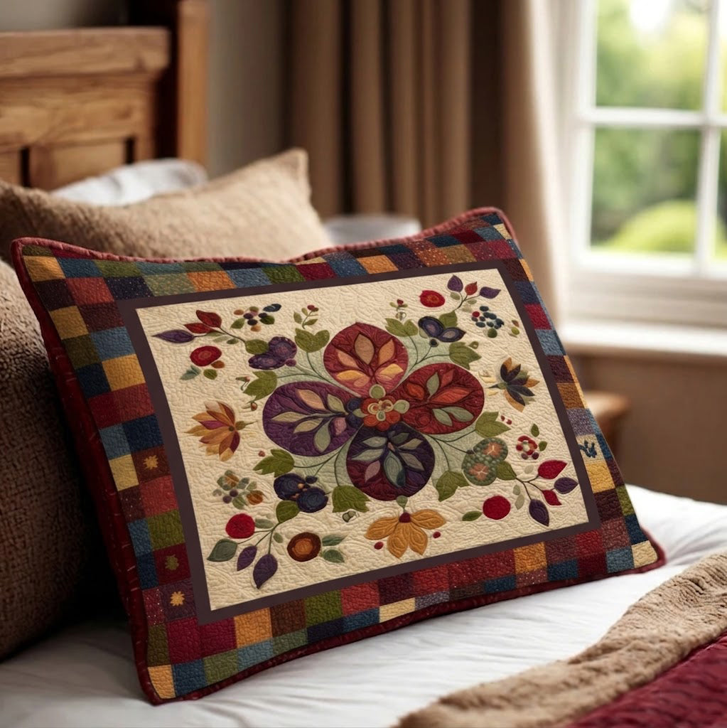 Old World Folk Quilted Bedding Pillow Case NCU0DQQ0343