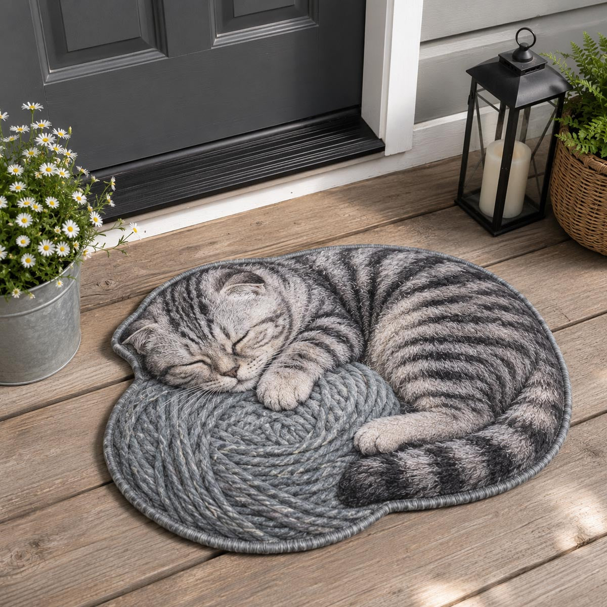 Cat Custom Shape Doormat NCU0QN100
