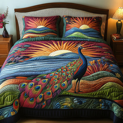 A Journey Through Peacock Lands Duvet Cover Set NCU0PTT285