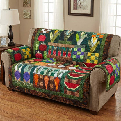 Abundant Gardening Quilted Sofa Cover NCU0HNH959