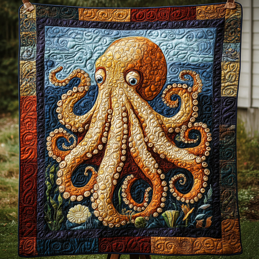 Abyss Embrace Quilted Blanket NCU0DDK100