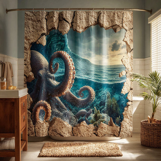 Abyss Whisper Shower Curtain NCU0NTD1576