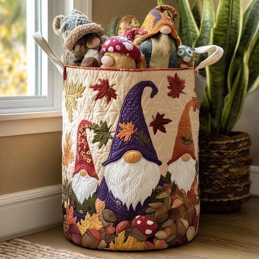 Acorn Whisperer Quilted Laundry Basket NCU0PTT1045