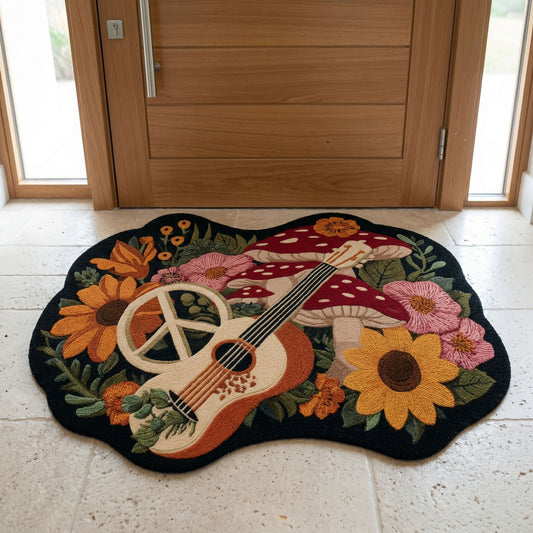 Acoustic Peace Custom Shape Doormat NCU0NNT3149