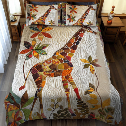 African Adventure 3-Piece Quilted Bedding Set NCU0PT227