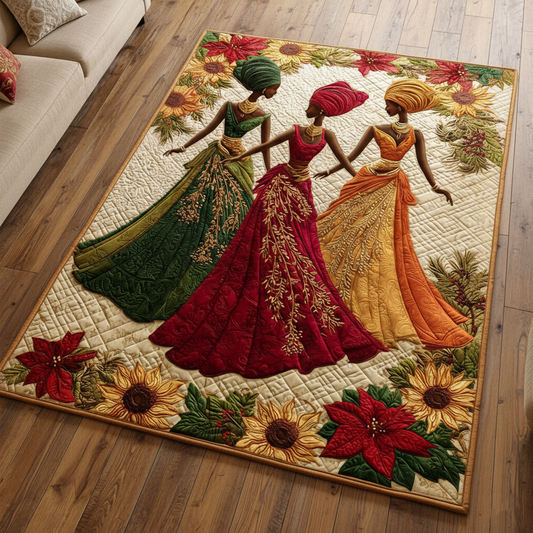 African Floral Grace Area Rug NCU0HNH1012