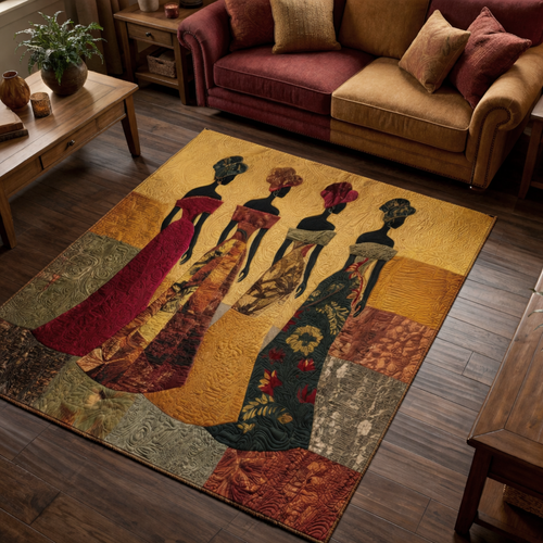 African Radiant Queens Area Rug NCU0HNH1016