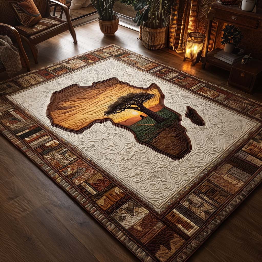 African Amber Solace Area Rug NCU0HNH1008